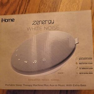iHome Zenergy Gray White Noise Machine
